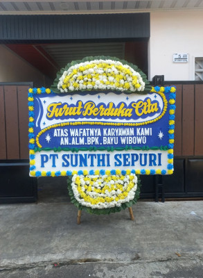 Papan Bunga Duka di Hutaimbaru